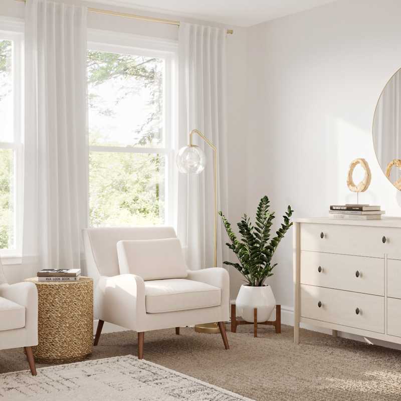 Contemporary, Modern, Coastal Bedroom Design by Havenly Interior Designer Brittney