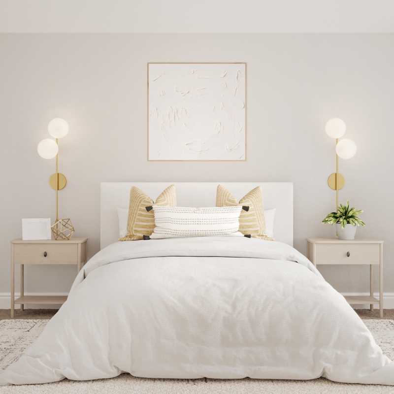 Contemporary, Modern, Coastal Bedroom Design by Havenly Interior Designer Brittney