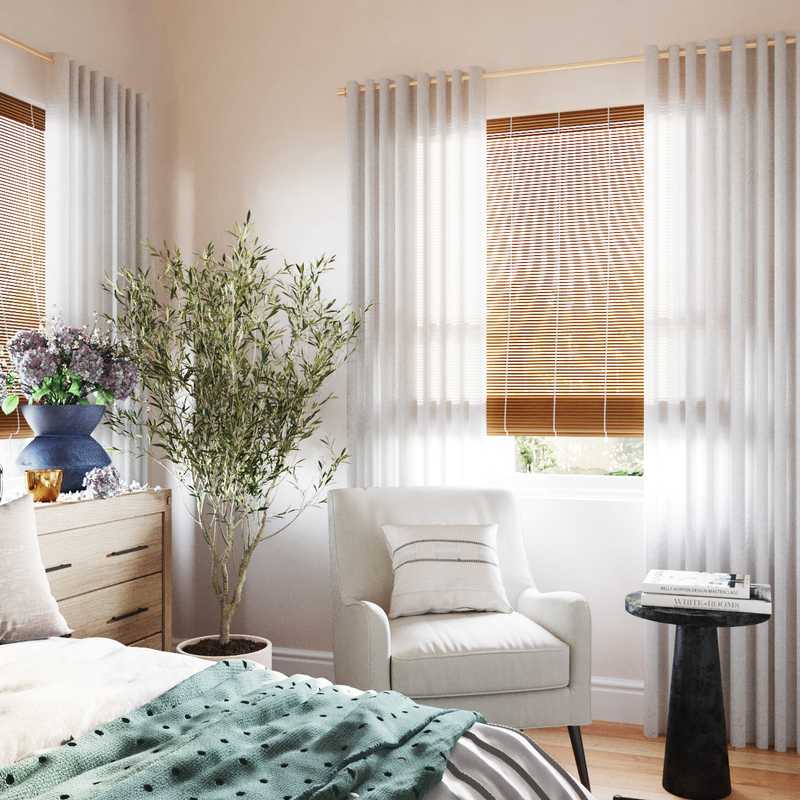 Contemporary, Eclectic, Bohemian Bedroom Design by Havenly Interior Designer Brittney