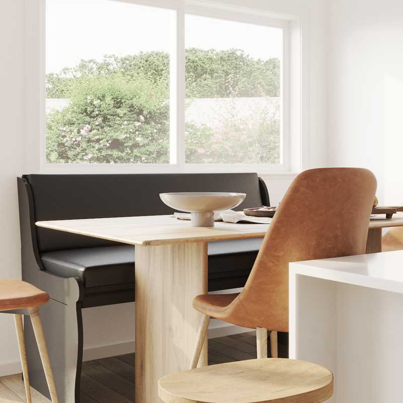 Contemporary, Modern, Transitional, Midcentury Modern, Scandinavian Living Room Design by Havenly Interior Designer Karie