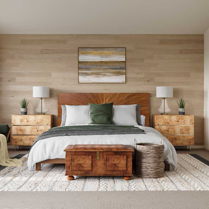 Bohemian, Rustic, Scandinavian Bedroom Design by Havenly Interior Designer Allison