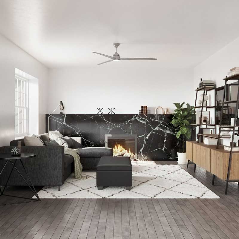Scandinavian Living Room Design by Havenly Interior Designer Gonzalo