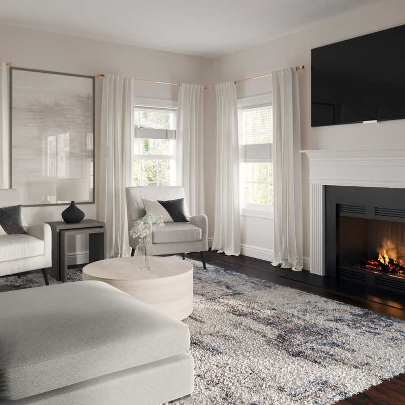 Modern, Minimal, Scandinavian Living Room Design by Havenly Interior Designer Freddi