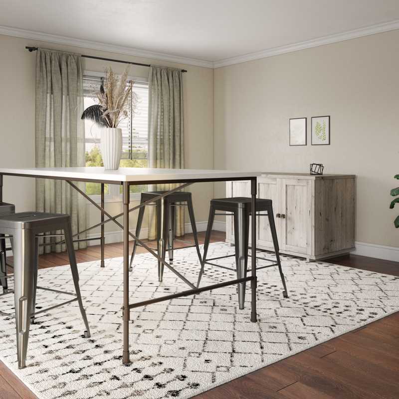 Midcentury Modern, Scandinavian Dining Room Design by Havenly Interior Designer Jackie