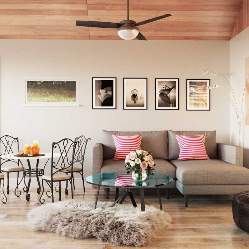 Modern, Glam Living Room Design by Havenly Interior Designer Kristina