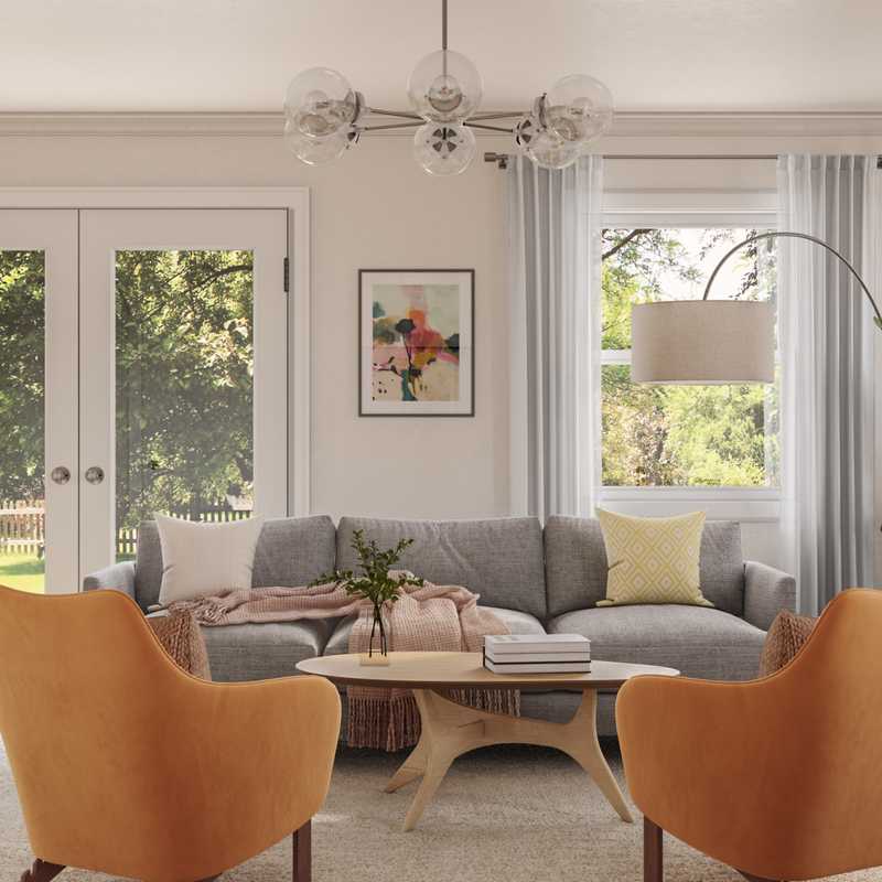 Bohemian, Traditional, Global Living Room Design by Havenly Interior Designer Isabel