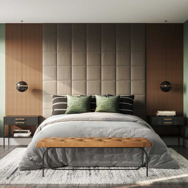 Contemporary, Modern, Scandinavian Bedroom Design by Havenly Interior Designer Anny