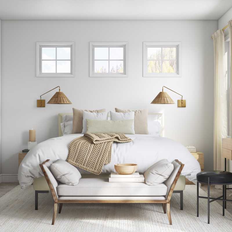Minimal, Scandinavian Bedroom Design by Havenly Interior Designer Rebecca