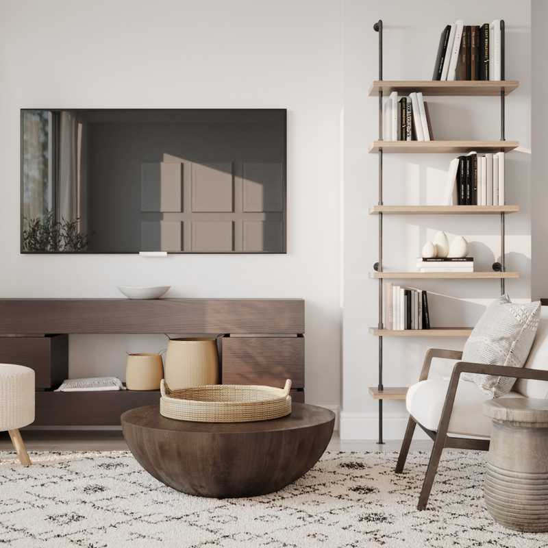 Classic, Farmhouse, Rustic, Scandinavian Living Room Design by Havenly Interior Designer Amanda
