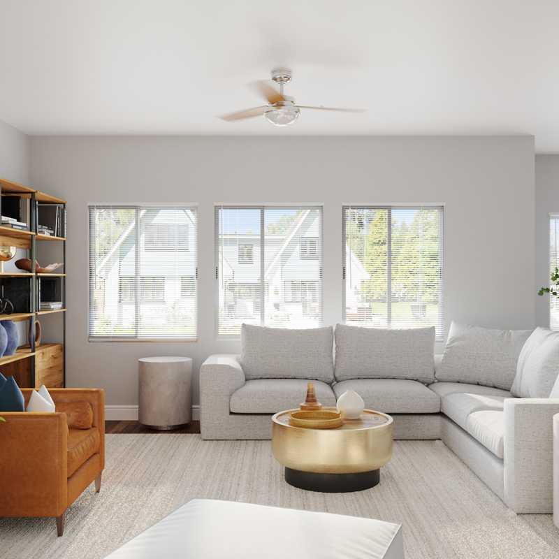 Modern, Minimal, Scandinavian Living Room Design by Havenly Interior Designer Sofia