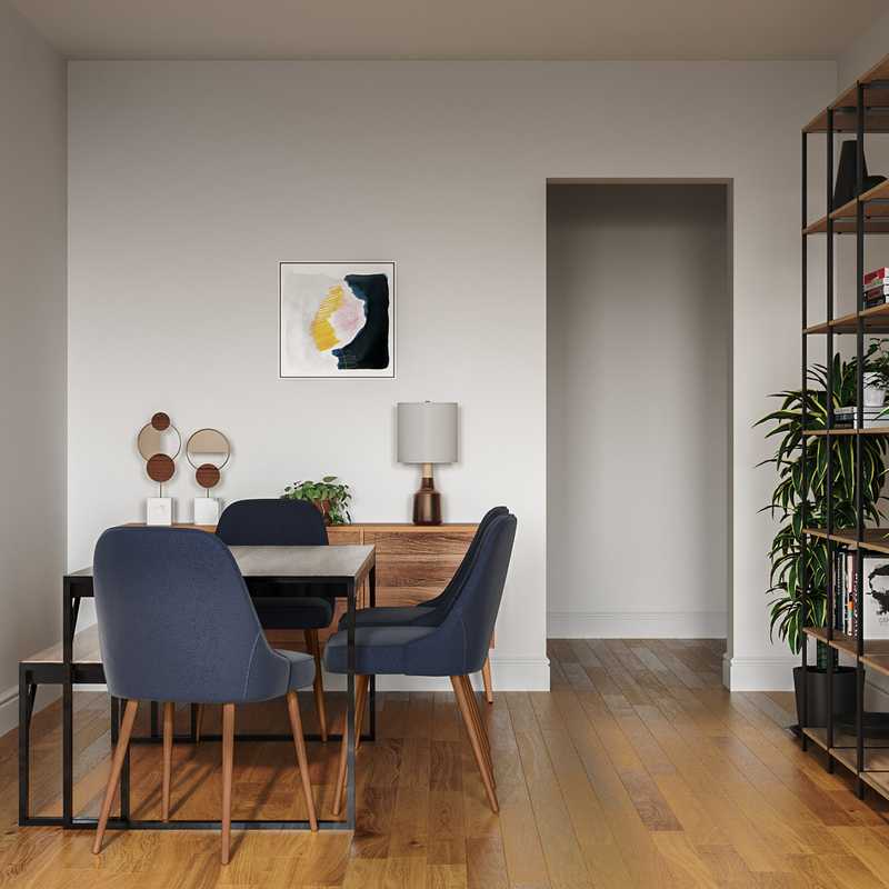 Midcentury Modern Living Room Design by Havenly Interior Designer Lena