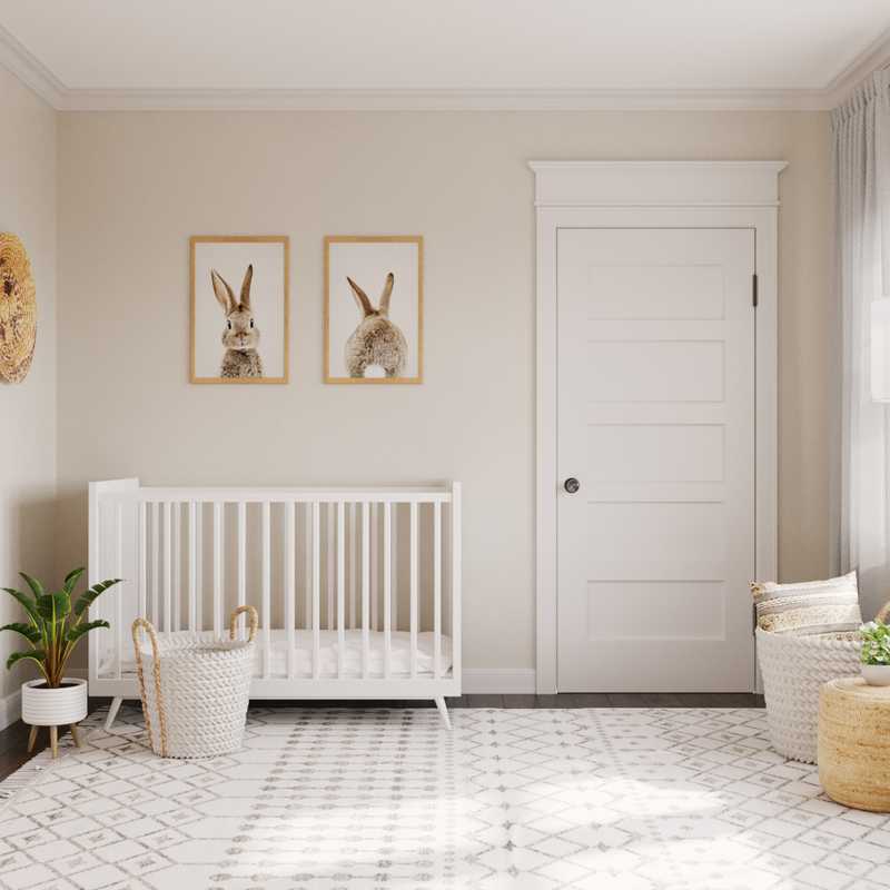 Contemporary, Bohemian Nursery Design by Havenly Interior Designer Jonica