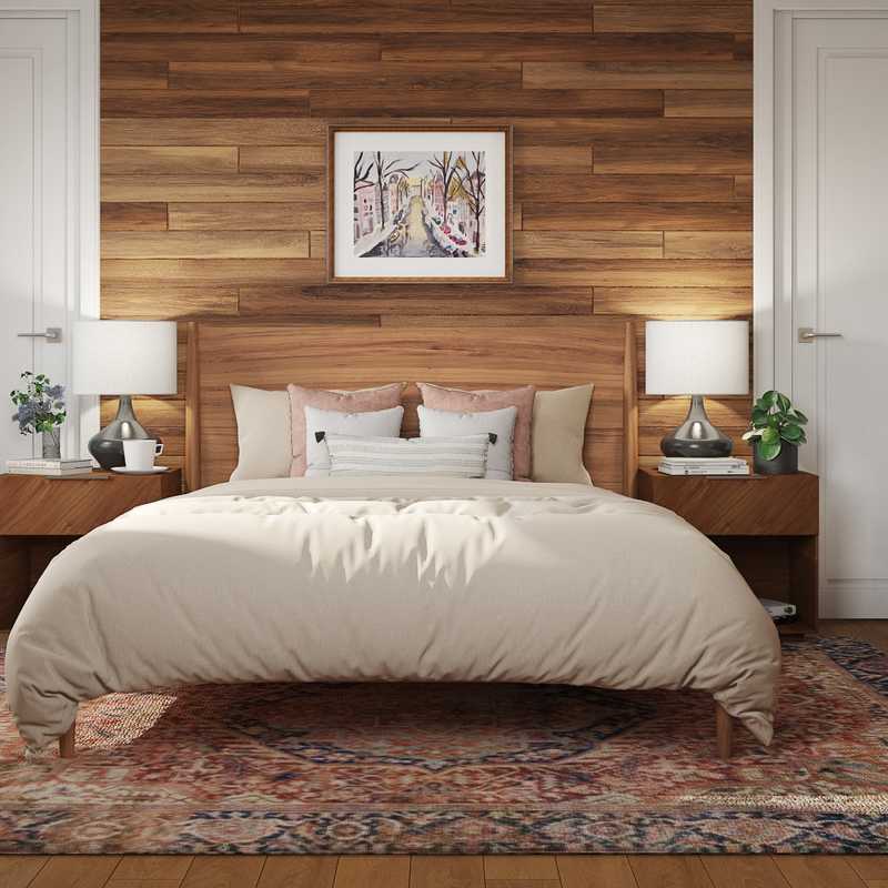 Modern, Midcentury Modern, Scandinavian Bedroom Design by Havenly Interior Designer Carla