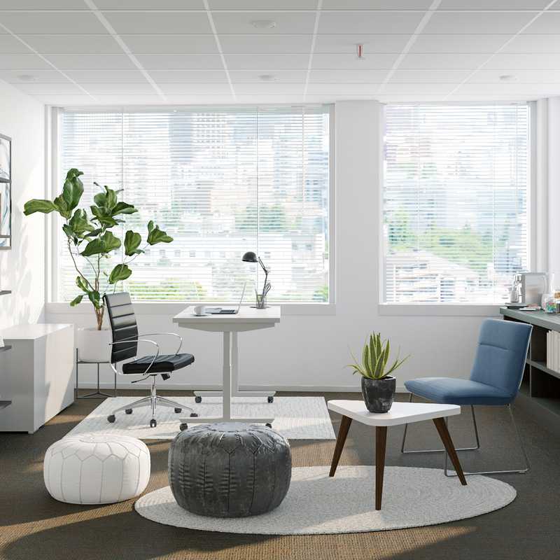 Contemporary, Modern Office Design by Havenly Interior Designer Sarah