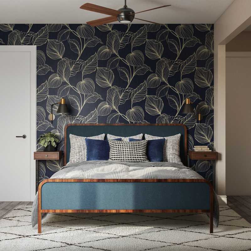 Modern, Midcentury Modern, Scandinavian Bedroom Design by Havenly Interior Designer Carla