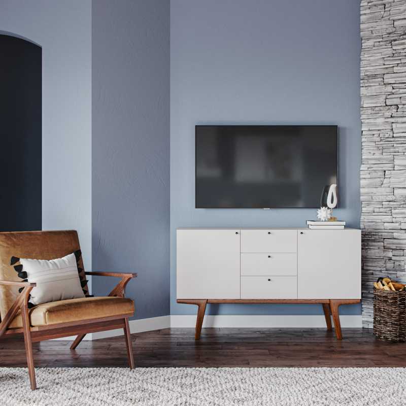 Modern, Scandinavian Living Room Design by Havenly Interior Designer Isabella