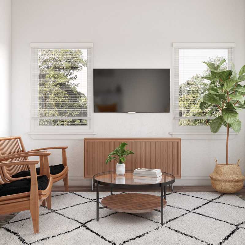 Midcentury Modern, Scandinavian Living Room Design by Havenly Interior Designer Rocio