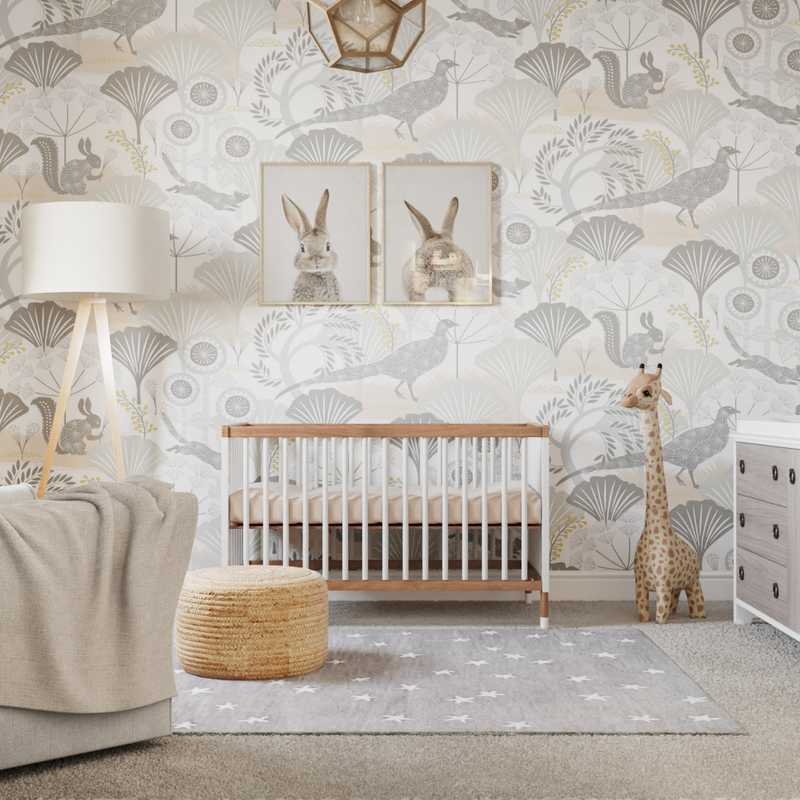 Contemporary, Modern Nursery Design by Havenly Interior Designer Camila