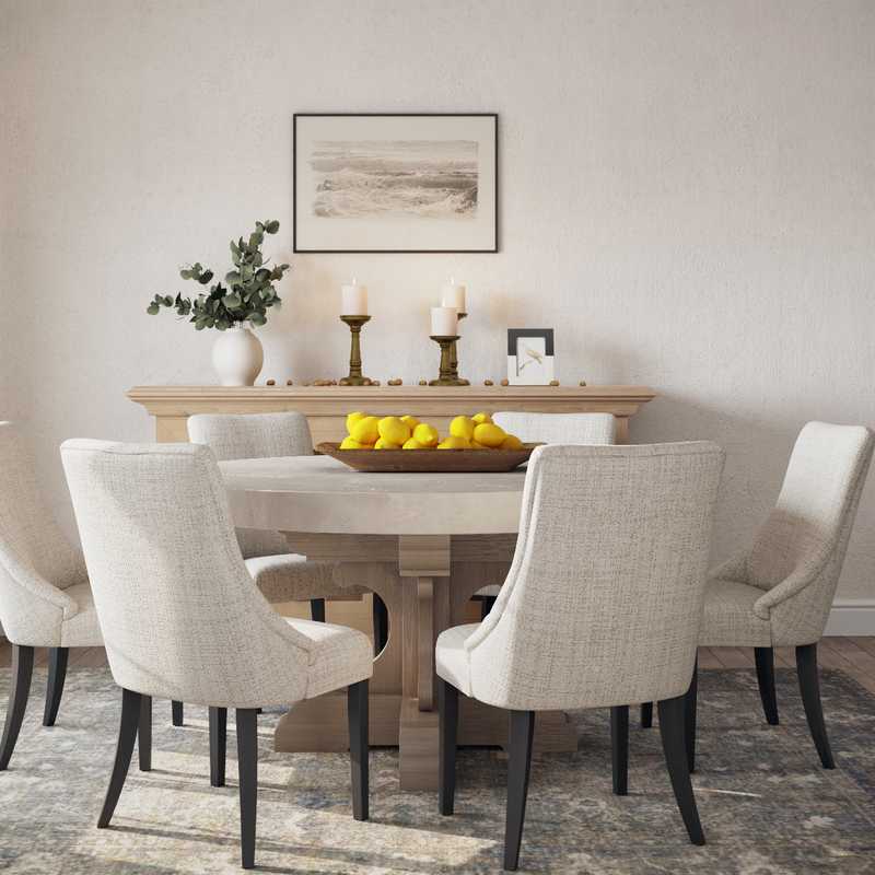 Classic, Traditional Dining Room Design by Havenly Interior Designer Caroline