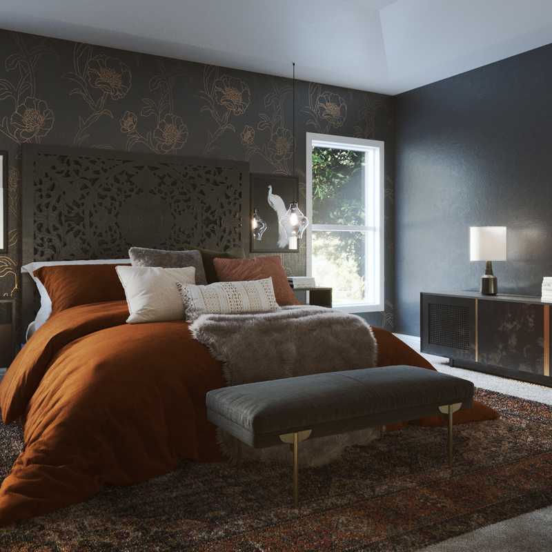 Eclectic Bedroom Design by Havenly Interior Designer Jordan