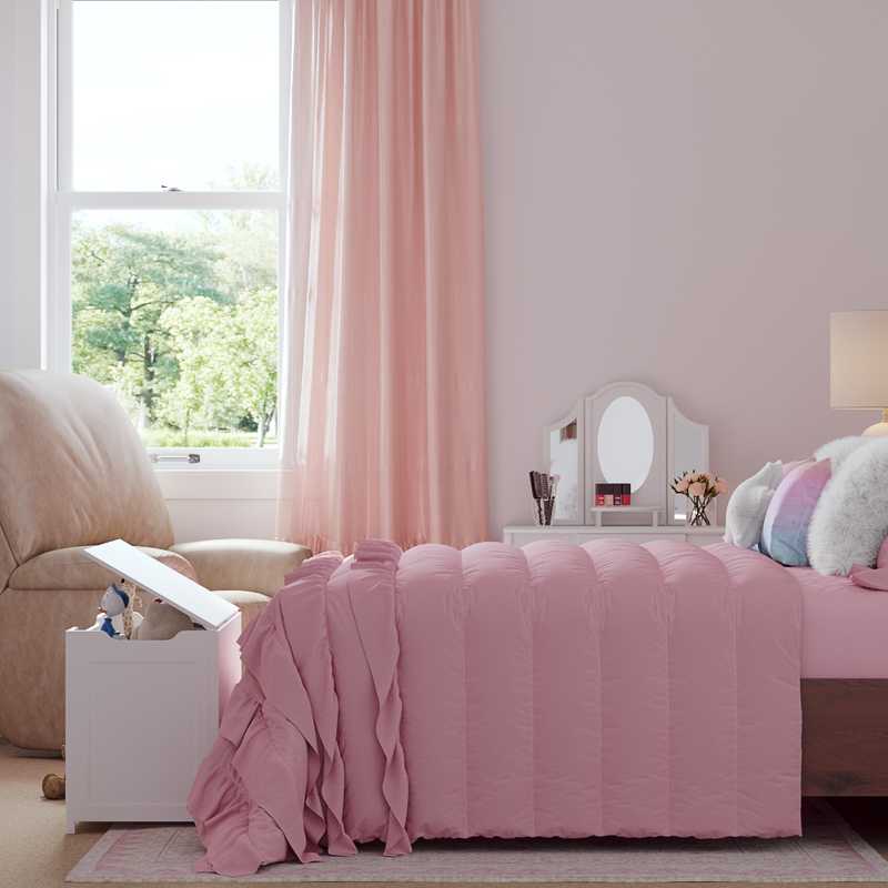 Classic, Glam Bedroom Design by Havenly Interior Designer Summer