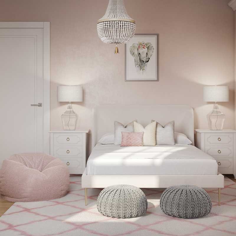 Classic, Minimal Bedroom Design by Havenly Interior Designer Nusrath