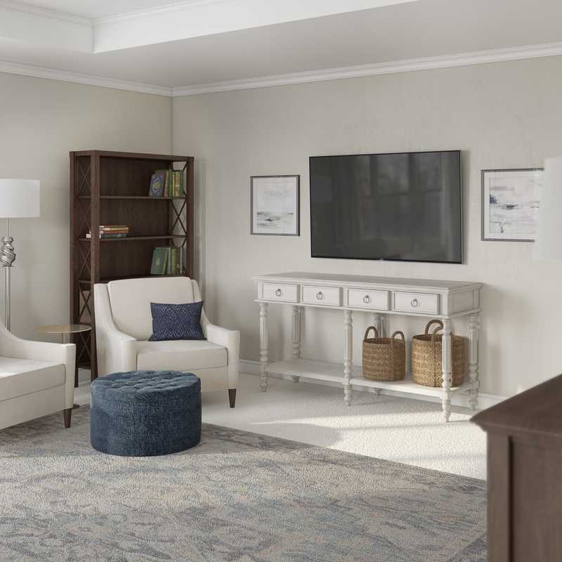 Contemporary, Transitional Bedroom Design by Havenly Interior Designer Jonica