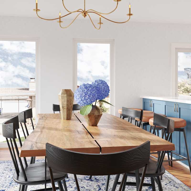 Modern, Rustic Dining Room Design by Havenly Interior Designer Sandra