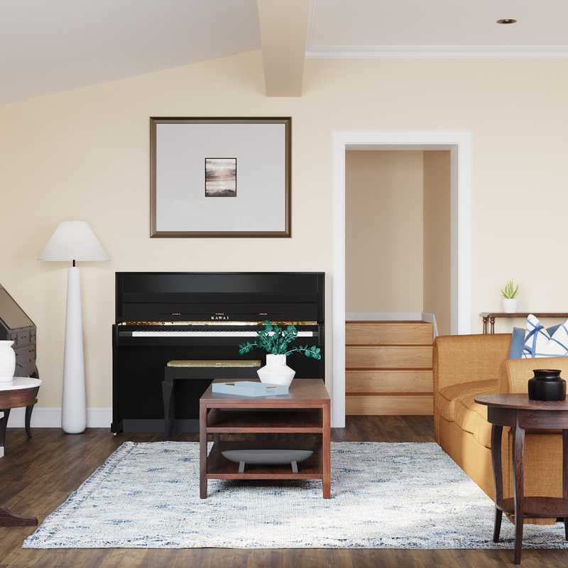 Modern, Classic, Glam Living Room Design by Havenly Interior Designer Catalina