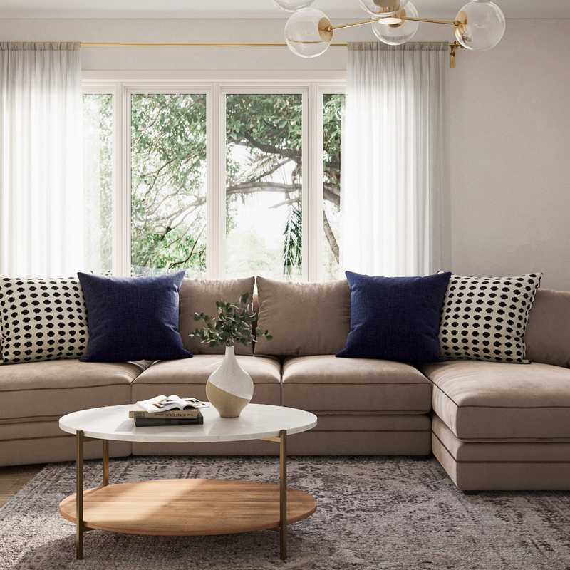 Living Room Design by Havenly Interior Designer Lauren