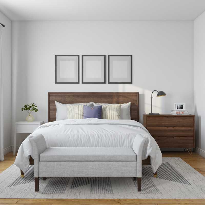 Modern, Midcentury Modern, Scandinavian Bedroom Design by Havenly Interior Designer Ambar