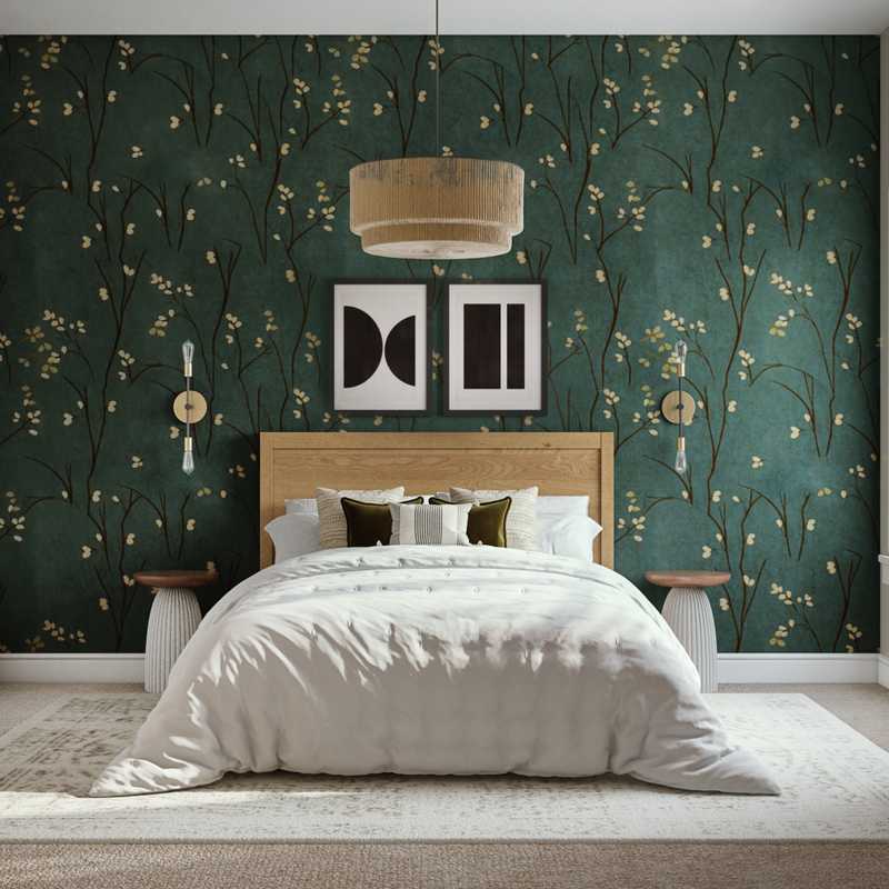 Modern, Midcentury Modern Bedroom Design by Havenly Interior Designer Shilpi