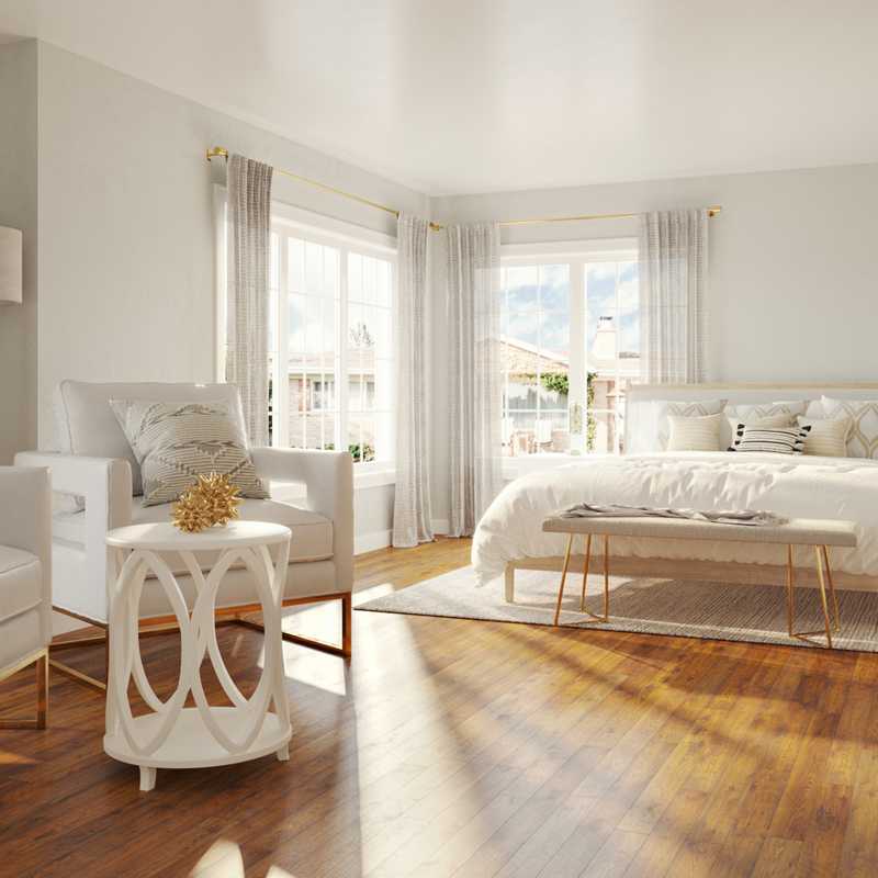 Contemporary, Modern, Glam, Minimal Bedroom Design by Havenly Interior Designer Camila