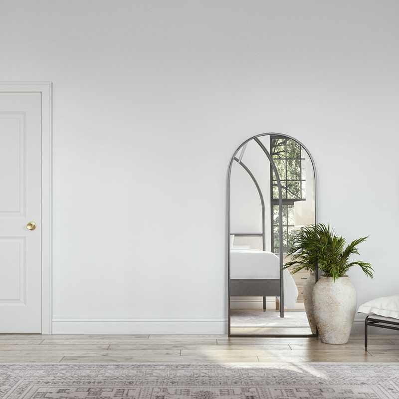 Modern, Farmhouse Bedroom Design by Havenly Interior Designer Haley