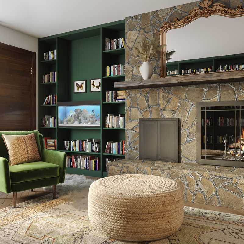Reading Room Design by Havenly Interior Designer Natalie