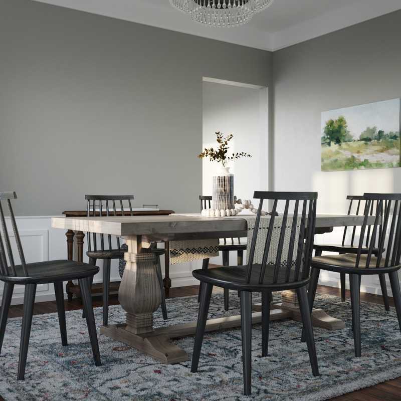 Modern, Classic Dining Room Design by Havenly Interior Designer Amelia