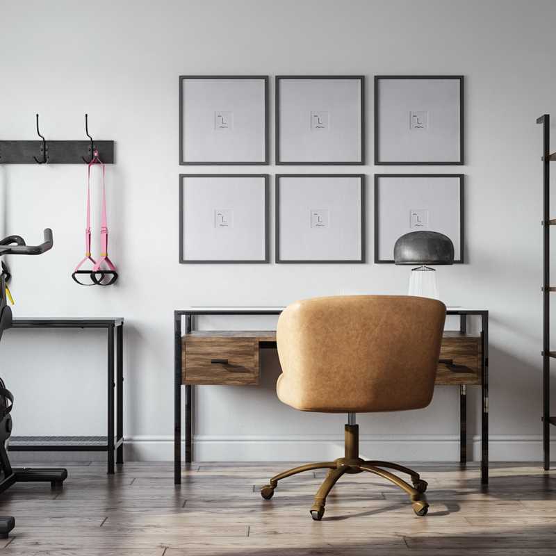 Midcentury Modern Living Room Design by Havenly Interior Designer Paola