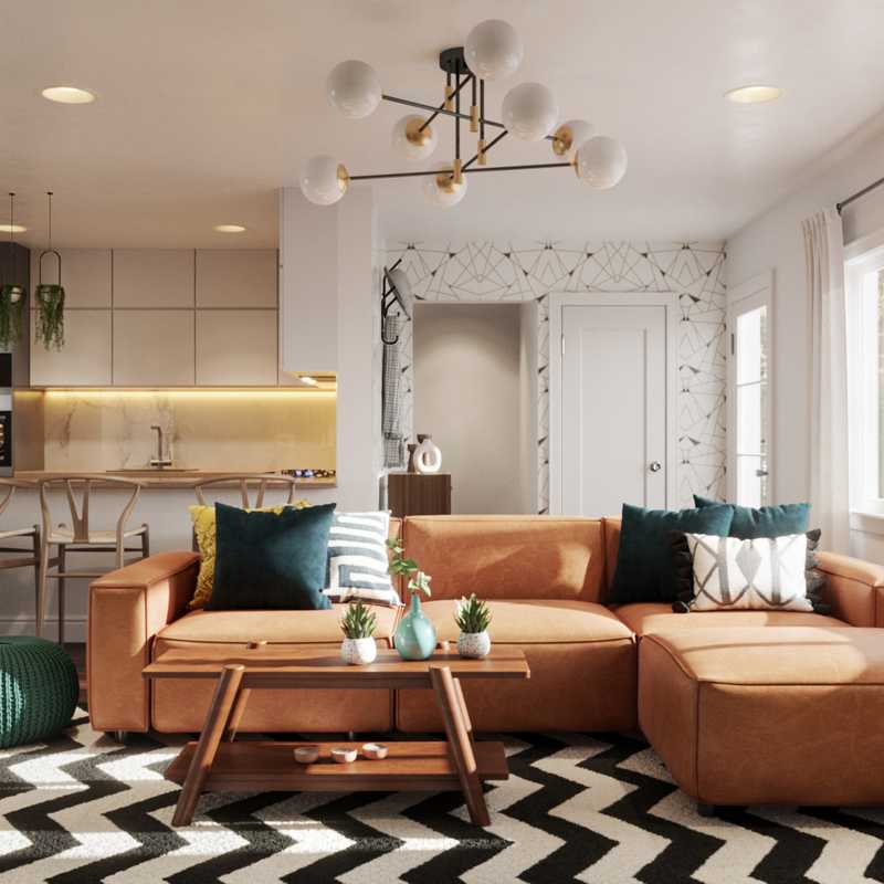 Contemporary, Modern Living Room Design by Havenly Interior Designer Francisco