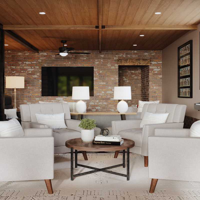 Industrial, Farmhouse, Rustic Not Sure Yet Design by Havenly Interior Designer Lisa