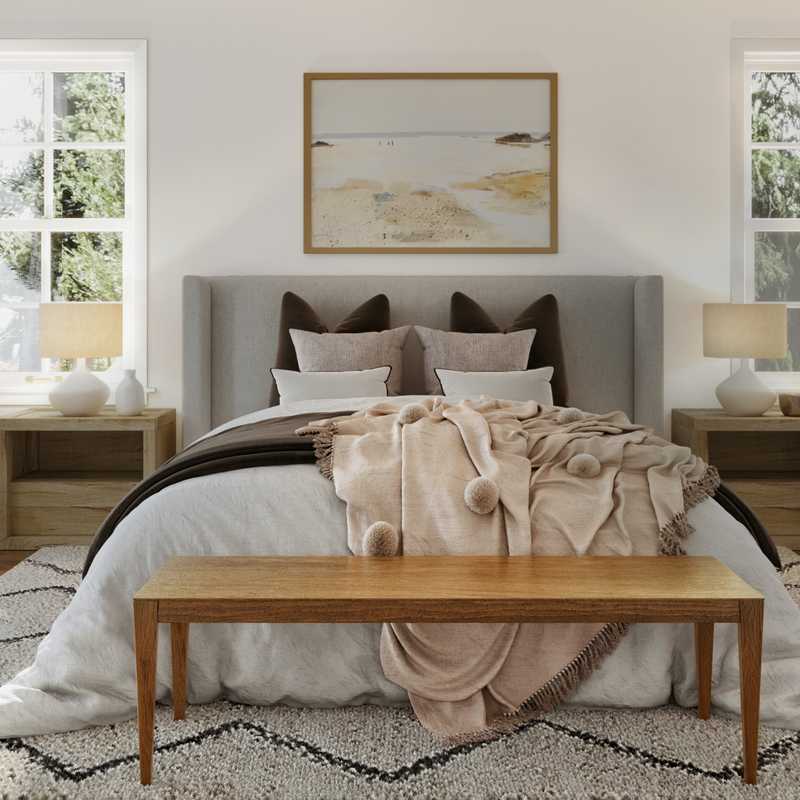 Contemporary Bedroom Design by Havenly Interior Designer Angeles