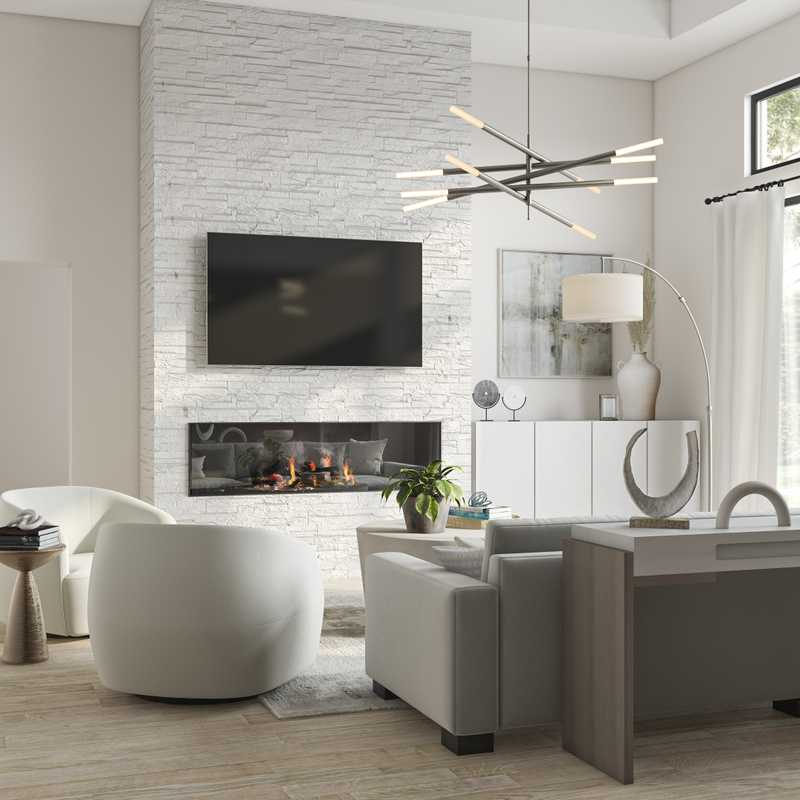 Contemporary, Glam Living Room Design by Havenly Interior Designer Sydney