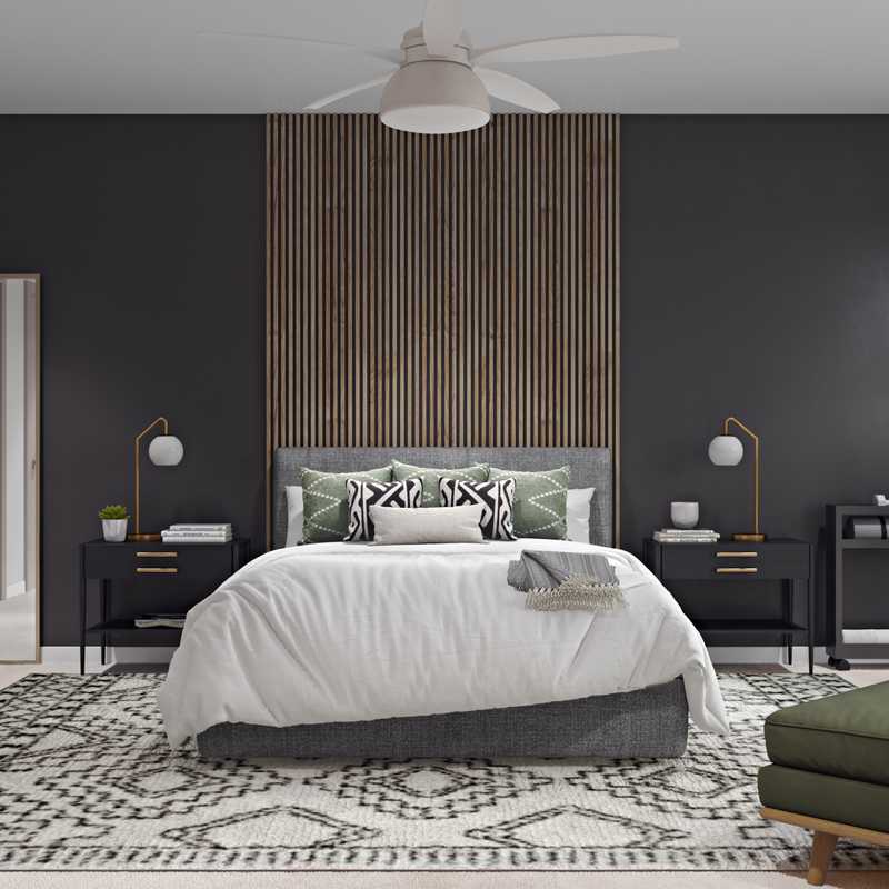 Midcentury Modern Bedroom Design by Havenly Interior Designer Marlene