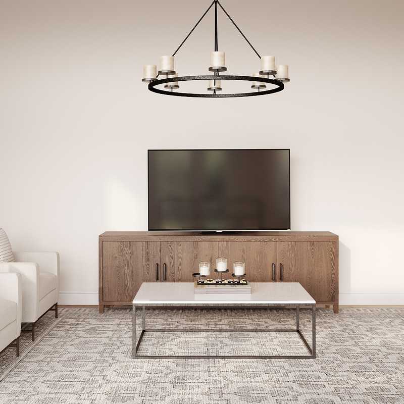 Contemporary, Minimal, Classic Contemporary Living Room Design by Havenly Interior Designer Daniela