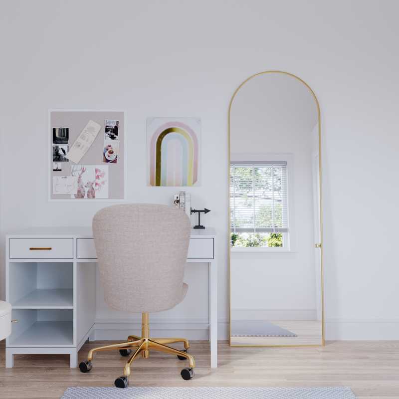 Classic, Bohemian, Preppy Bedroom Design by Havenly Interior Designer Ellis