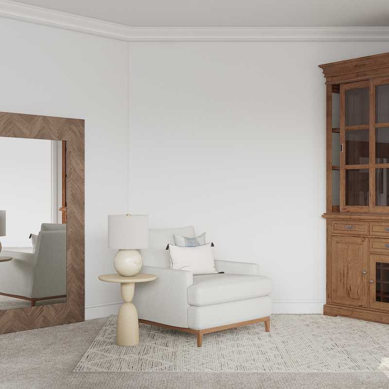 Contemporary, Modern, Coastal Living Room Design by Havenly Interior Designer Athina