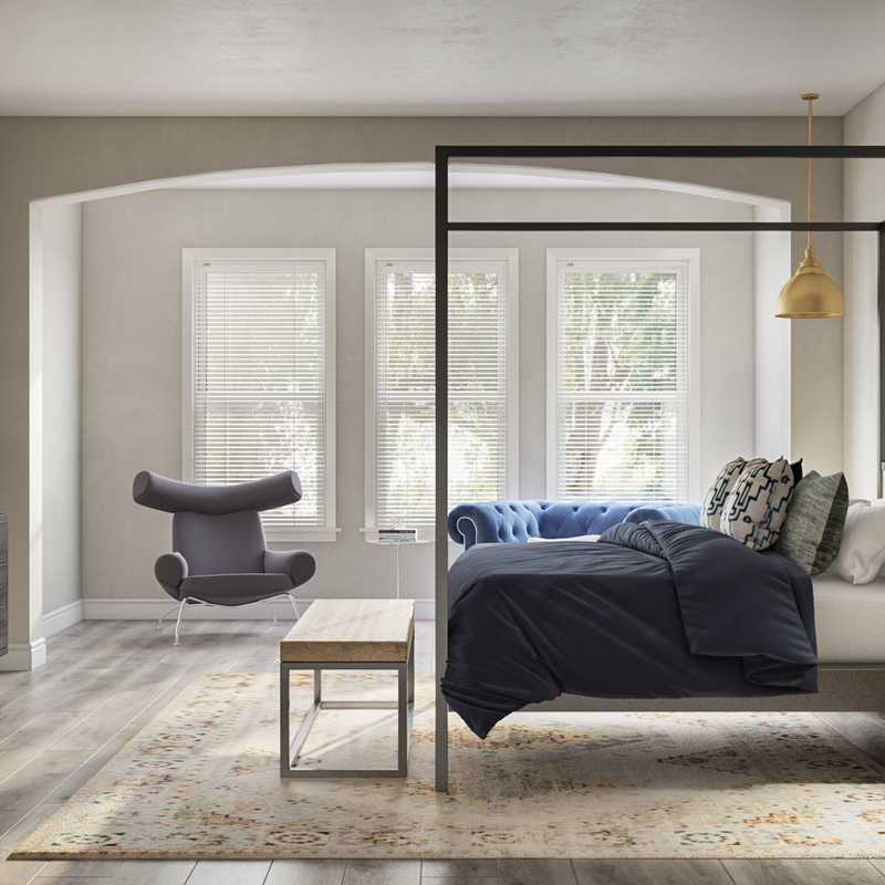 Contemporary Bedroom Design by Havenly Interior Designer Taylor