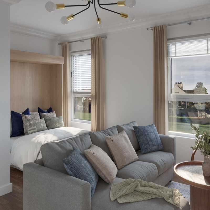 Contemporary, Midcentury Modern Living Room Design by Havenly Interior Designer Freddi