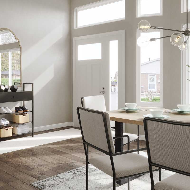 Contemporary, Farmhouse Dining Room Design by Havenly Interior Designer Courtney