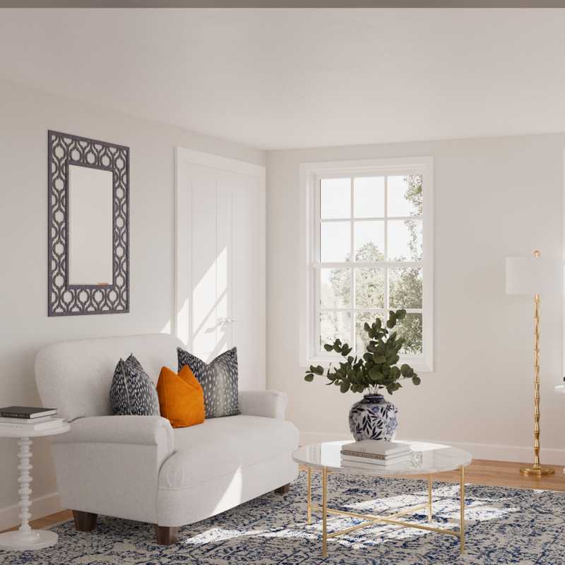 Eclectic Office Design by Havenly Interior Designer Caroline