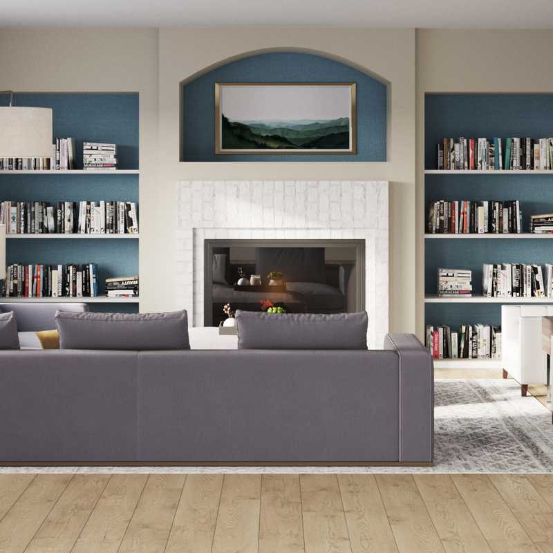 Modern, Eclectic, Bohemian Living Room Design by Havenly Interior Designer Alycia